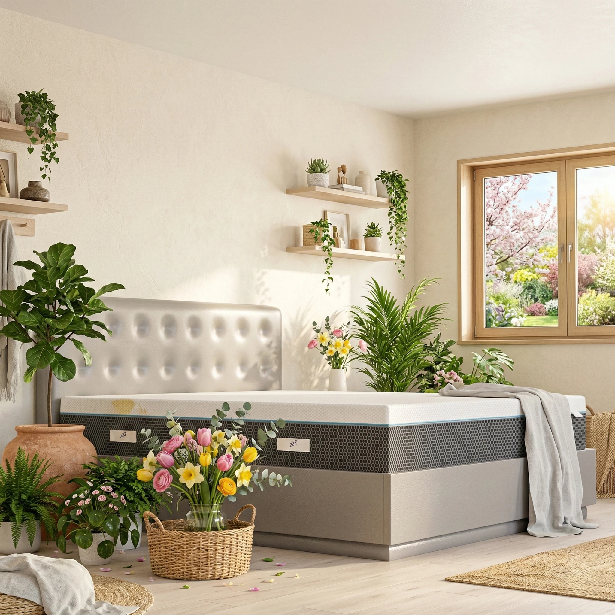 Materasso Memory Foam a Due Strati con Effetto Massaggio — Materassi ITASLEEP